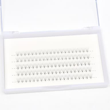 Franskluster ögonfransförlängning 6D-D 100-delar Sort 9 mm