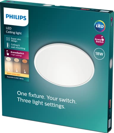 Philips Superslim loftslampe 18W