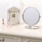 Klassisk dubbelsidig sminkspegel för badrum i sovrummet Sølv 1X 2X