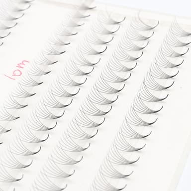 Franskluster ögonfransförlängning 6D-D 100-delar Sort 15 mm
