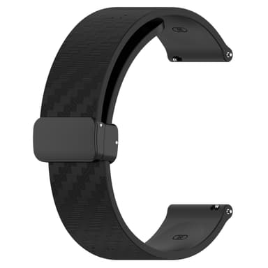 INF Urrem til 22 mm Garmin/Huawei/Samsung Galaxy Watch Silikone Sort 12.5*8.8*2.2CM