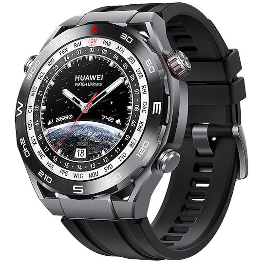 Huawei Watch Ultimate hybridur (sort)