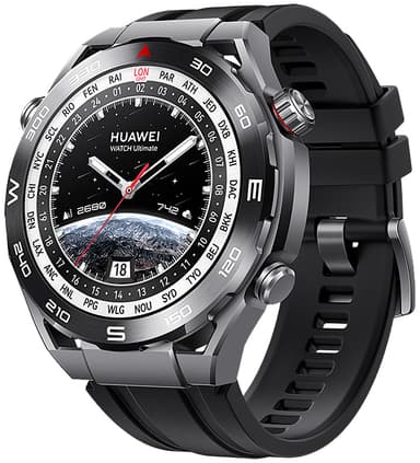 Huawei Watch Ultimate hybridur (sort)