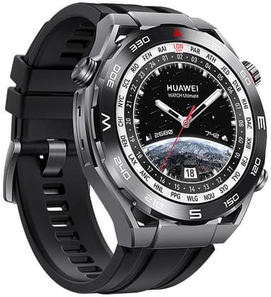Huawei Watch Ultimate hybridur (sort)