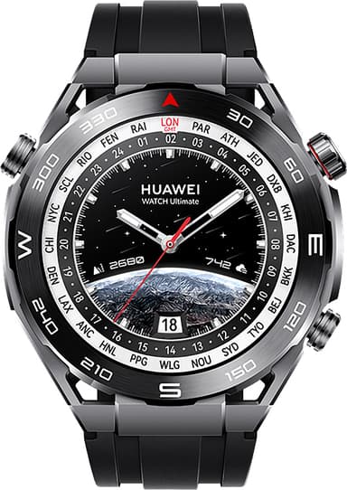 Huawei Watch Ultimate hybridur (sort)