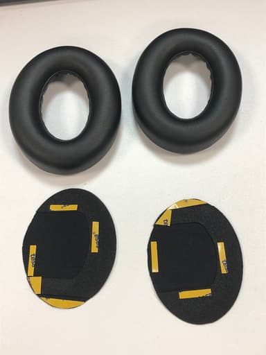 Fåreskinds ørepuder 1 par Sort Bose NC700