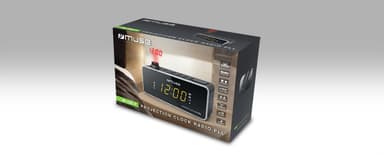 M-188 P Clock radio FM projection Black