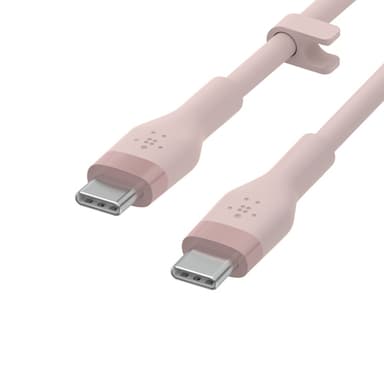 Belkin BOOST↑CHARGE Flex, 2 m, USB C, USB C, USB 2.0, Rosa