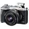 Canon EOS M6 systemkamera + 15-45 mm linse (sølv)