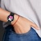 INF Silikone ensfarvet armbåndsurrem til Samsung Galaxy Watch Sort S
