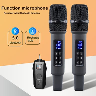 Trådløs mikrofon Bluetooth rumklang med Android-portkabel MultiColor