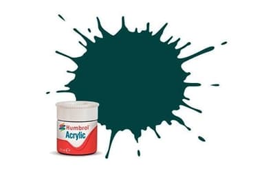 HUMBROL Acrylic maling british racing green 14ml-no replac