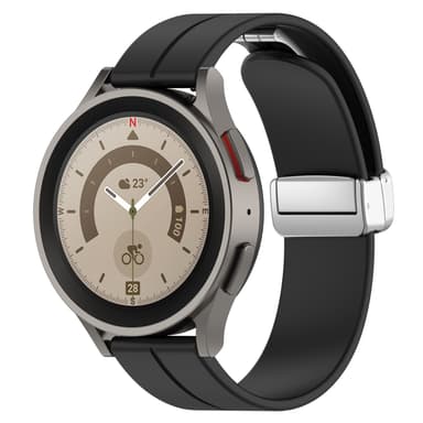 INF Urrem 22 mm Samsung Galaxy Watch 3 / Huawei Watch / Garmin Venu 2 silikone Sort