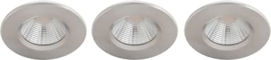 Philips Dive Ceiling spotlys 5,5W 3-pak (sølv)