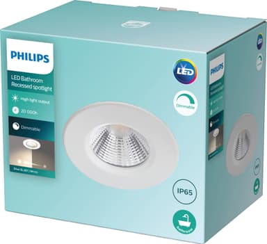 Dyk LED spot 85mm 5.5W 350lm 2700K dim IP65