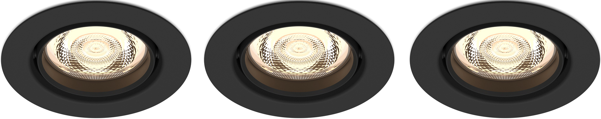 Philips Impala Ceiling spotlys 6W 3-pak (sort)