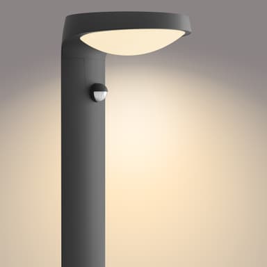 Philips Tyla IR udendørs solcelle sokkellampe 1.2W
