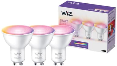 Wiz Connected Wi-Fi BLE LED-pærer 4,7W GU10 3-pak