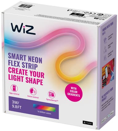 Wiz Connected Neon Flex lysbånd 24W (3m)