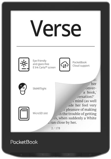 PocketBook Verse e-bogslæser 8GB (Mist Grey)