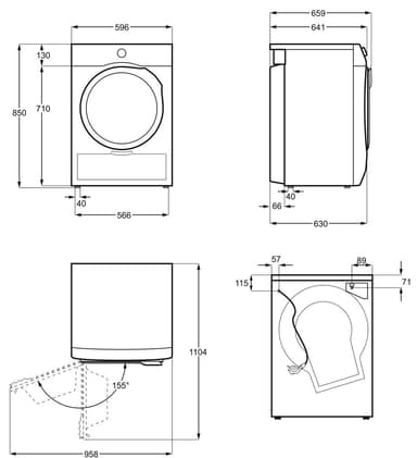 Electrolux PerfectCare 600 tørretumbler EW6C428B2