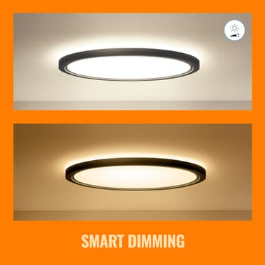 WiZ SuperSlim loftslampe 32W RGB (sort)