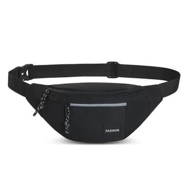 INF Vandtæt taljetaske crossbody taske Sort