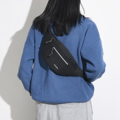 INF Vandtæt taljetaske crossbody taske Sort