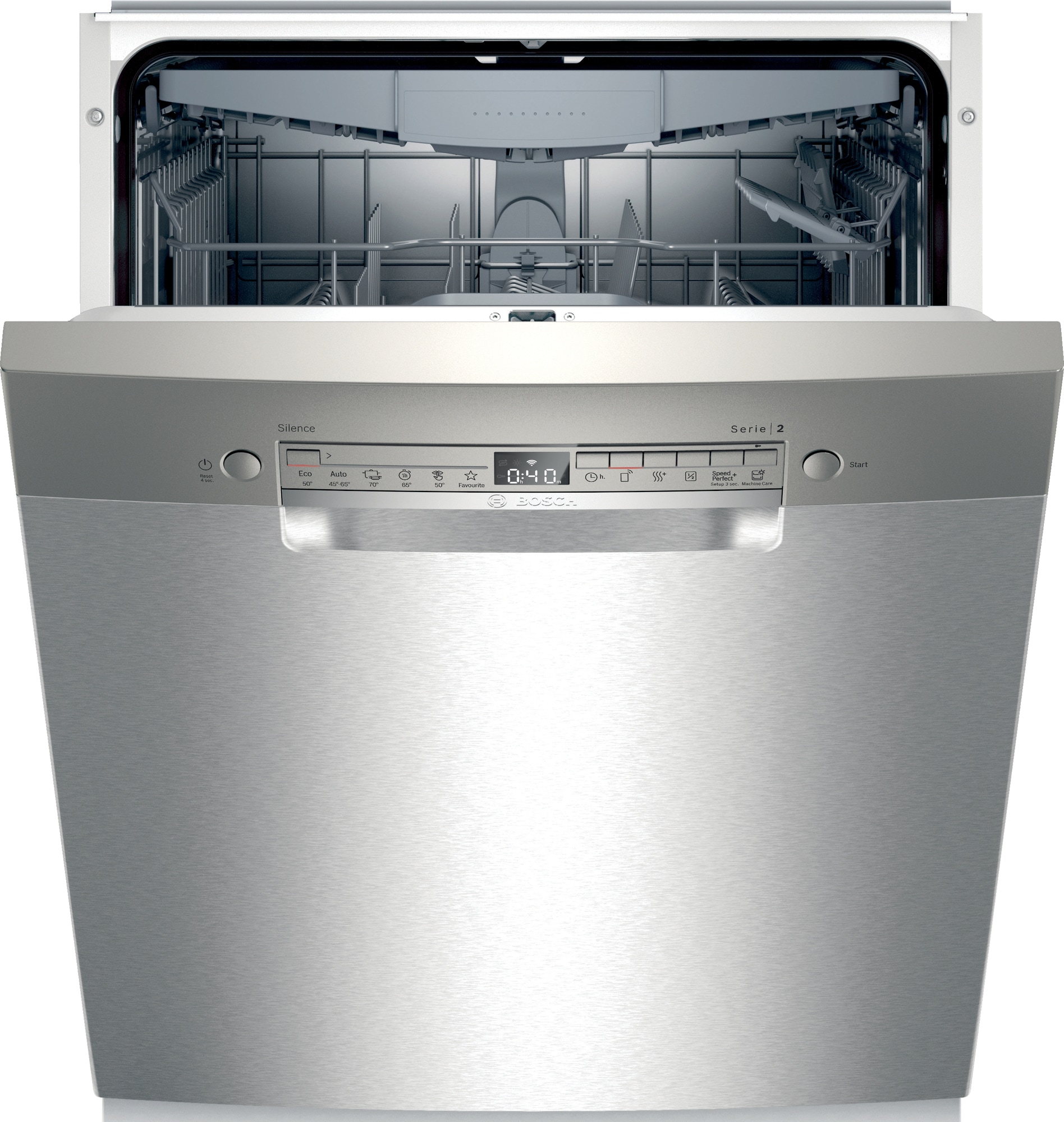 Bosch Series 2 opvaskemaskine SMU2HVI70S (rustfrit stål) thumbnail