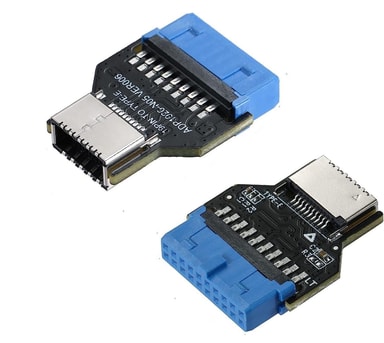 NÖRDIC USB 3.0 19 pin header til USB TypeE adapter Elgiganten
