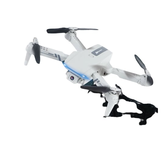Drone med dobbelt kamera, én tast kontrol, 3 hastigheder Grå