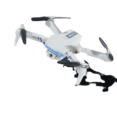 Drone med dobbelt kamera, én tast kontrol, 3 hastigheder Grå