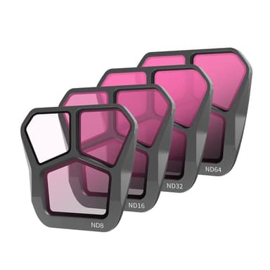 Filter ND8 ND16 ND32 ND64 för DJI Mavic 3 Pro 4-pack
