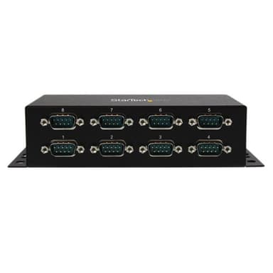 StarTech.com USB till DB9 RS232 seriell adapterhubb med 8 portar - Industriell D
