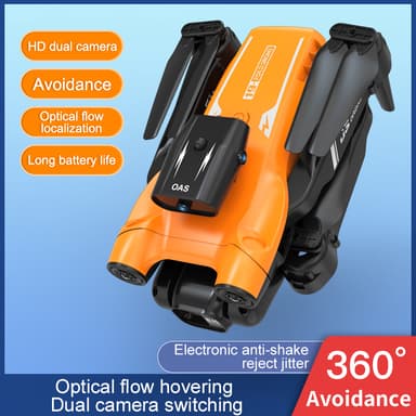 INF Drone foldbar, med sensorer mod forhindringer Orange