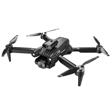 Drone med foldedesign, 360° undgåelse af forhindringer, WiFi-kamera Sort