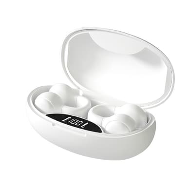 Trådløse Bluetooth 5.3 Bone Conduction høretelefoner Hvid