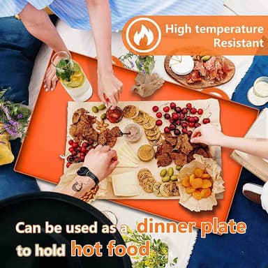 Griddle buddy grillmatta ugnsmatta hög temperaturbeständig för Blackstone Orange 36 inch