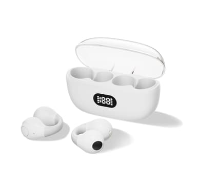 Trådløse Bluetooth 5.3 Bone Conduction høretelefoner Hvid