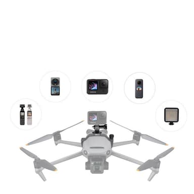 INF Kameraholder til DJI Mavic 3 Classic/Action 3, Insta360 X3/ONE X2