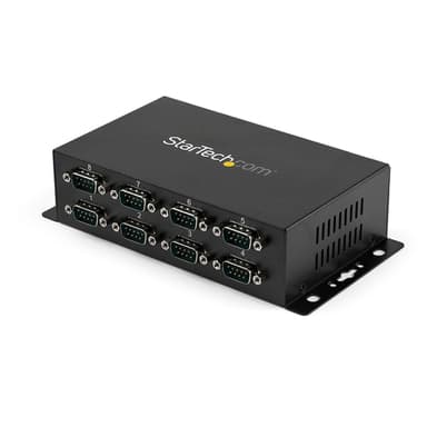 StarTech.com USB till DB9 RS232 seriell adapterhubb med 8 portar - Industriell D