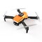 Drone med foldedesign, lys, dobbelt kamera, undgåelse af forhindringer Grå