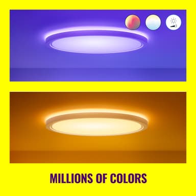 WiZ SuperSlim loftslampe 32W RGB (hvid)