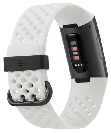 Fitbit Charge 3 Special Ed. aktivitetsur (hvid/grafit aluminium)