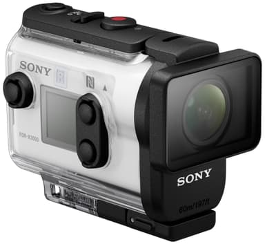 Sony FDR-X3000R actionkamera + Finger Grip sæt
