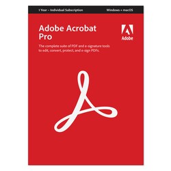 Adobe Acrobat Pro - PC Windows,Mac OSX