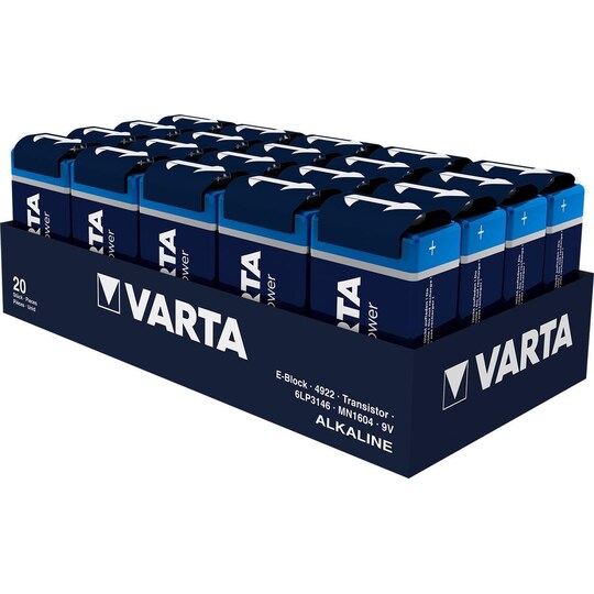 Varta 6LR61/6LP3146/9 V Block (4922) batteri, 1 stk. upakket