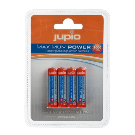 jupio Battery, 4 x AAA, NiMH