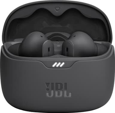 JBL Tune Beam true wireless in-ear høretelefoner (sort)