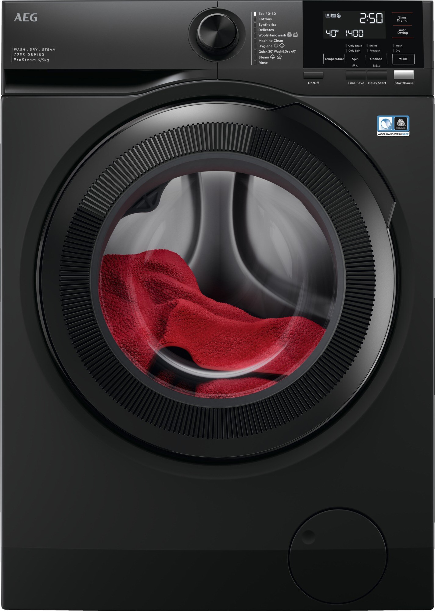 AEG vaskemaskine/tørretumbler LWR7245965 thumbnail
